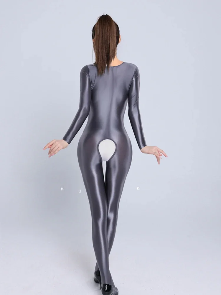 Сексуальный женский комбинезон с открытой промежностью высокоэластичный