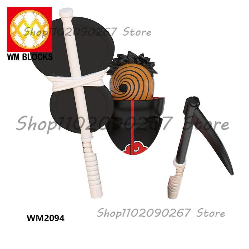 Фигурки героев аниме Наруто WM6106 мини-конструкторы Акацуки Итачи сборные игрушки