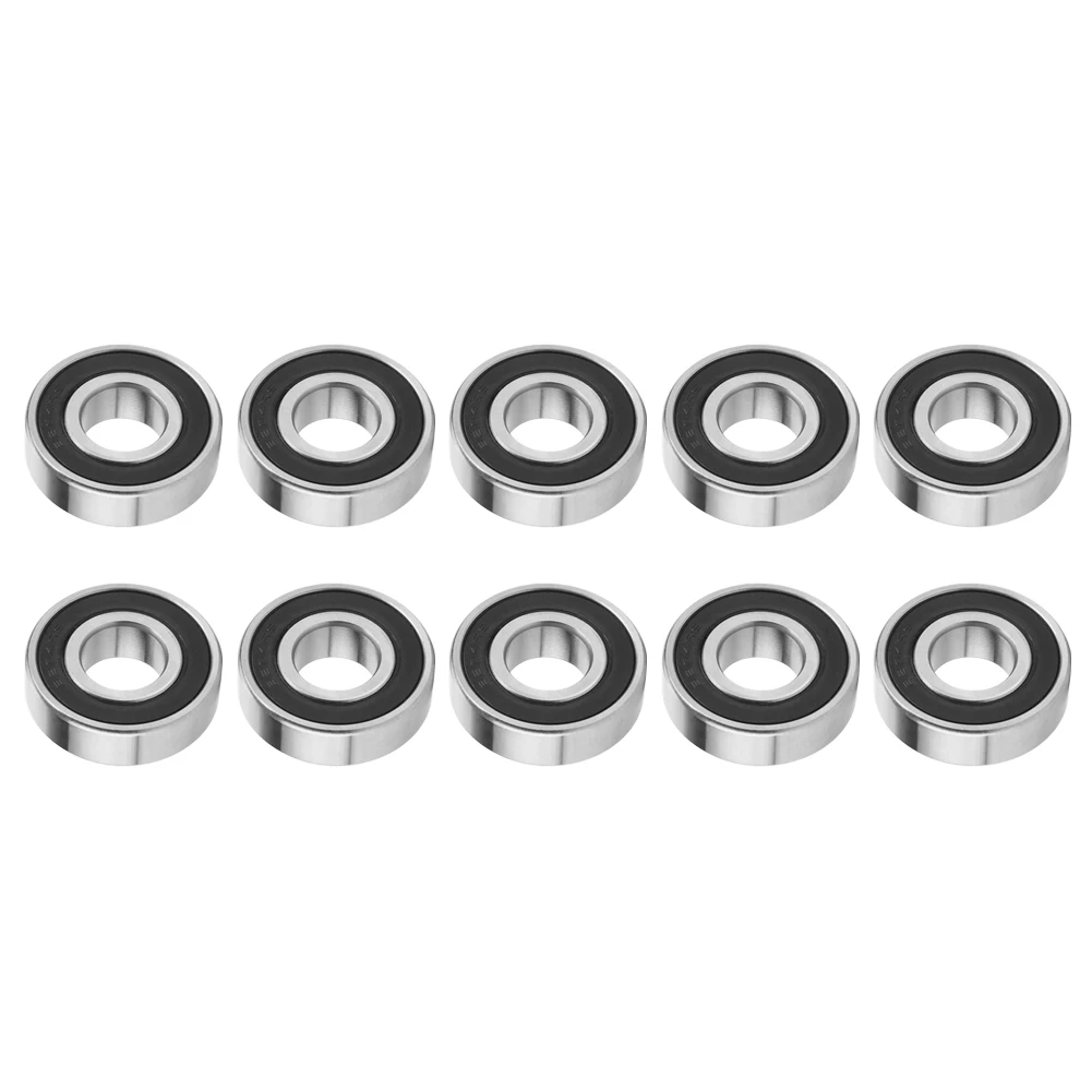 

10Pcs 6204-2RS High Speed Double-Sided Seal Deep Groove Raceway Ball Bearing 17x47x14mm single