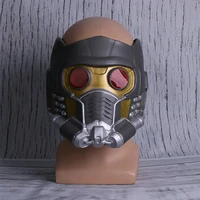 hot superhero guardians of the galaxy star lord infinity war cosplay led lights helmet latex pvc mask prop collection