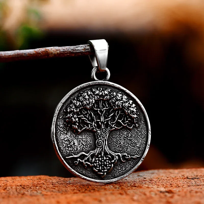 

Винтажная винтажная подвеска North Vintage Life Tree из титановой стали
