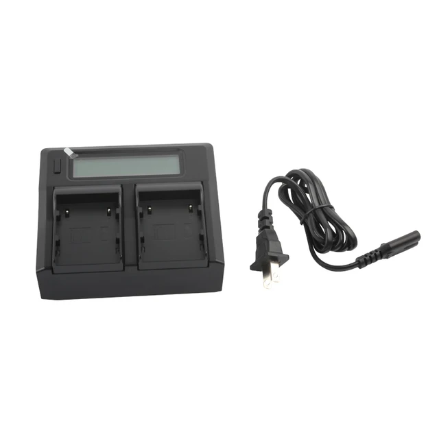Bp-a60 Bpa60 Power Battery Dual Lcd Charger For Canon Eos