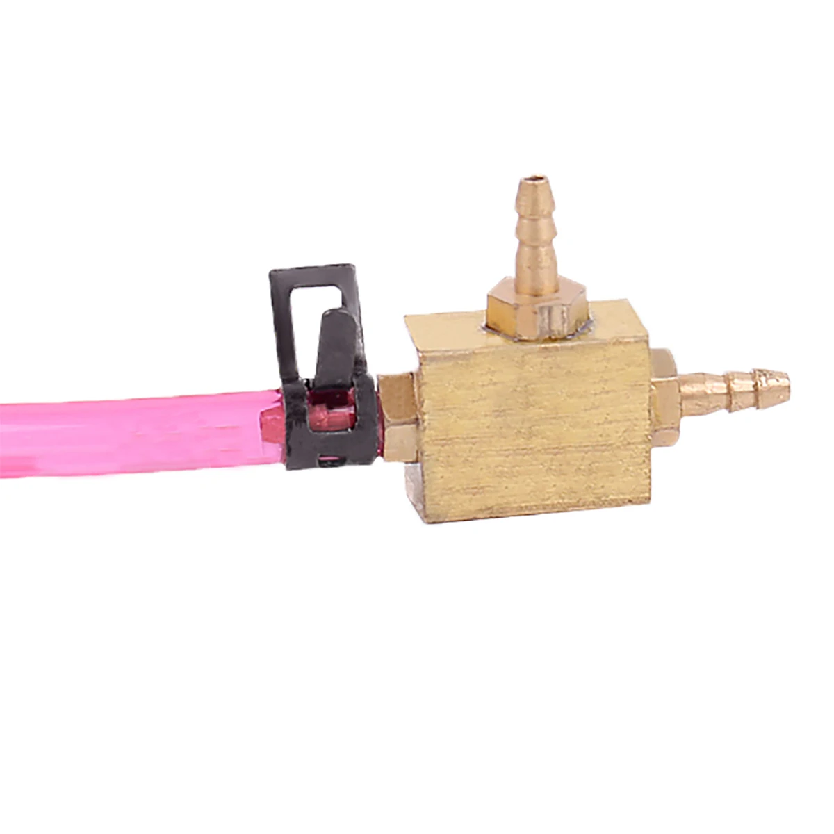 Медный масляный тройник Встроенный трехходовой соединитель масляной трубы Без