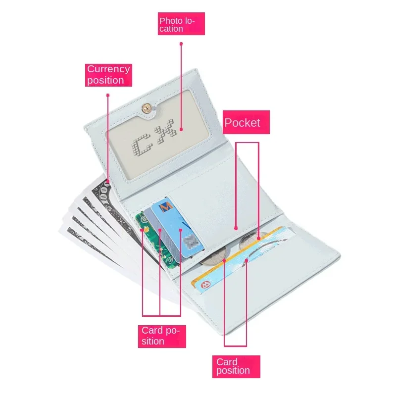 Кошелек Snoopy из искусственной кожи для женщин креативный маленький складной