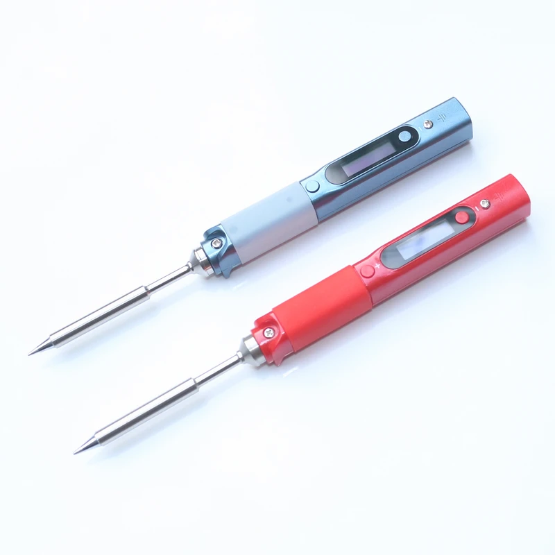 

Transparent USB Soldering Iron Mini Smart Soldering Iron Programmable OLED Thermostat electric soldering irons