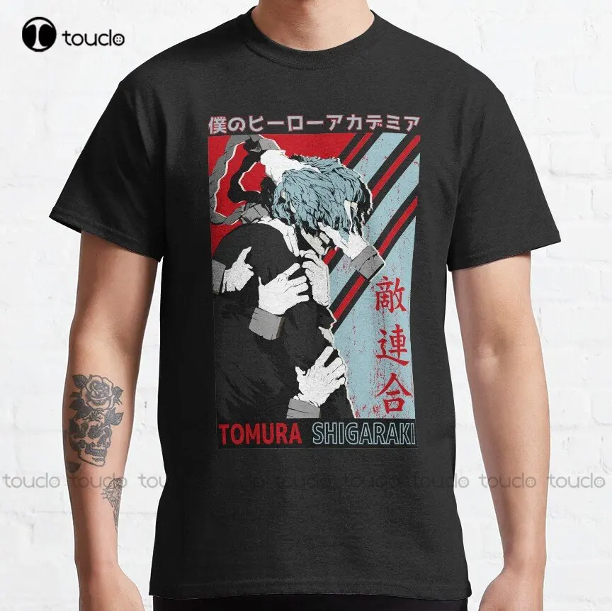 

Tomura Shigaraki My-Hero-Academia Classic T-Shirt Womens White Shirt Custom Aldult Teen Unisex Digital Printing Tee Shirts