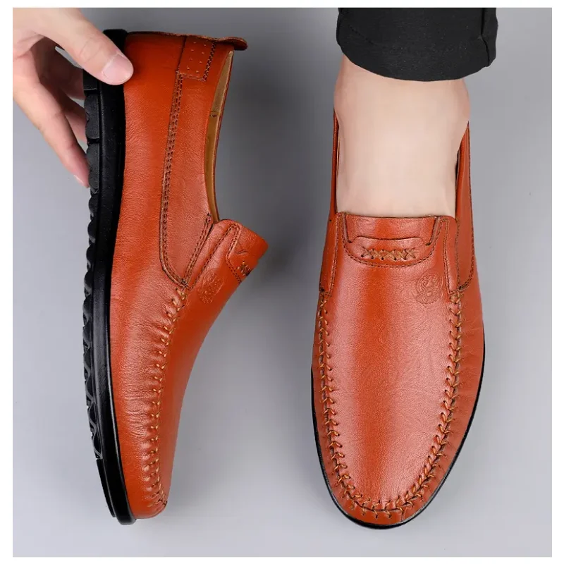 

Leather Shoes Men's Leather Business Formal Wear Casual Men's Shoes Soft Bottom Increase Men's Suit Black Groom Wedding Shoes