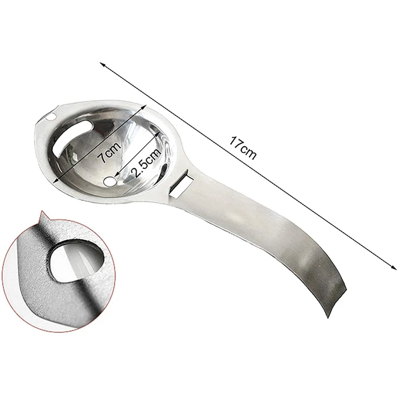 4-пакеточный сепаратор для яиц яичного желтка из нержавеющей стали приготовления