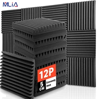 1224pcs wedge sound acoustic panels sound proof foam panel for walls acoustic foam noise canceling panels for studio recording