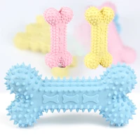 pet toys for chewing teeth cleaning dog toy training interactive rubber bite resistant bone type for aggressive chewers toys
