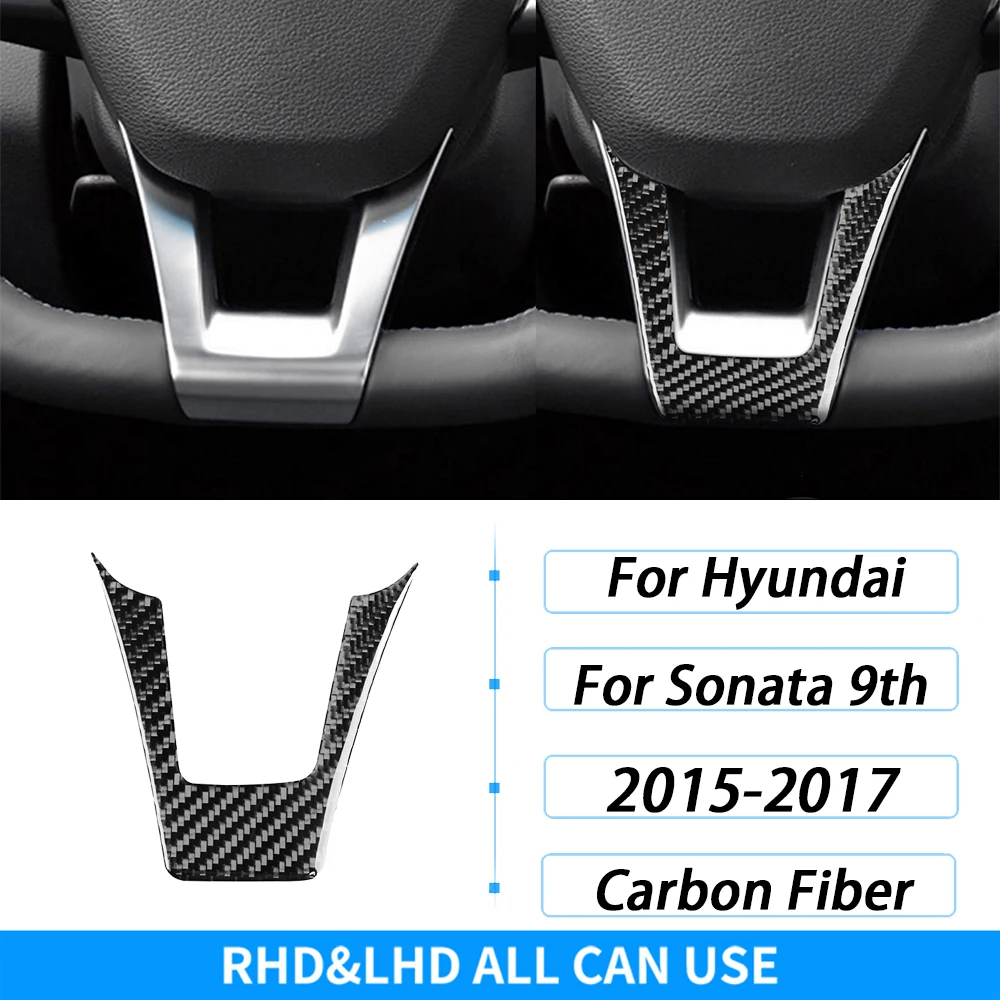 

Для Hyundai Sonata 9 2015-2017 подъемник стеклоподъемника из углеродного волокна Коробка для хранения компакт-дисков панель подходит для автомобиля