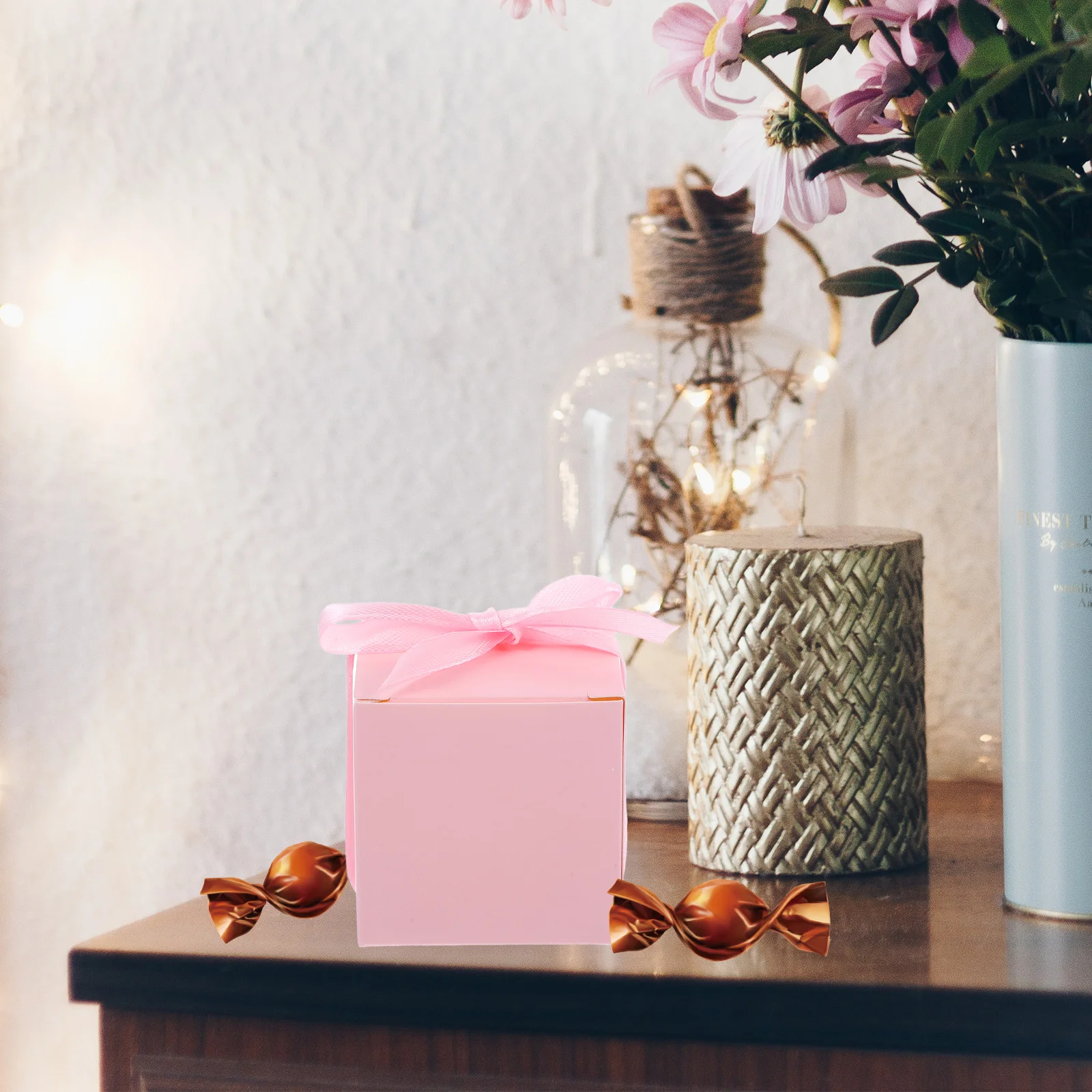 50 комплектов коробок подарочные пакеты для конфет хлеб свадебный кофе подарки на