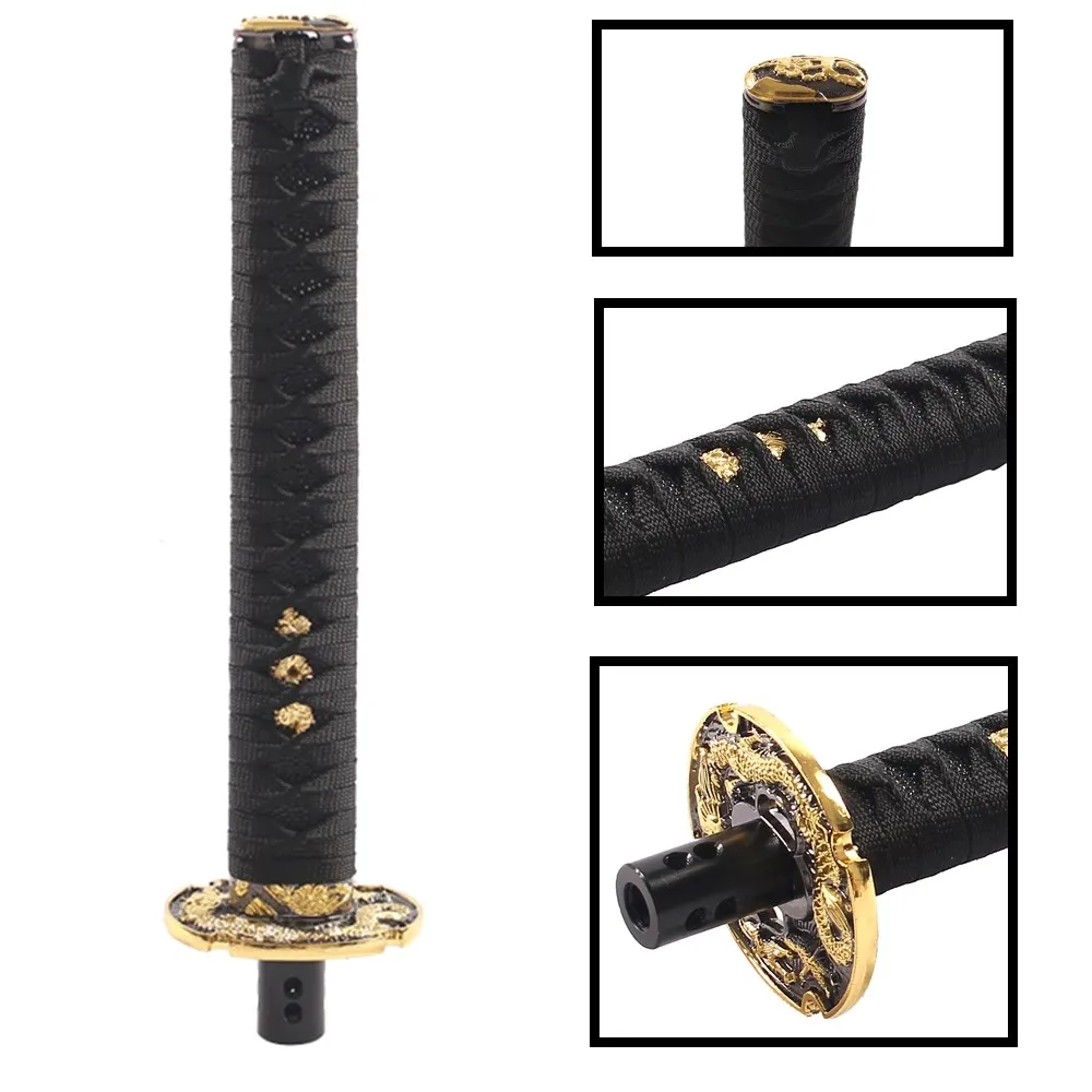 1 шт. JDM самурайская автоматическая ручка переключения меча красный + черный 100 мм