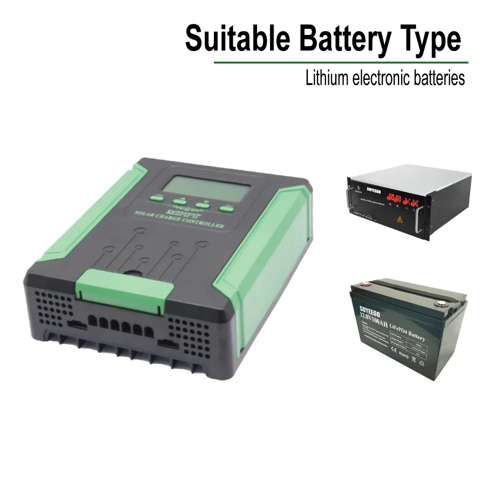 sterownik ładowania słonecznego 60A MPPT 12V/24V/36V/48V Auto Max Solar Input 180VDC Regulator panelu Kontroler Wyświetlacz LCD