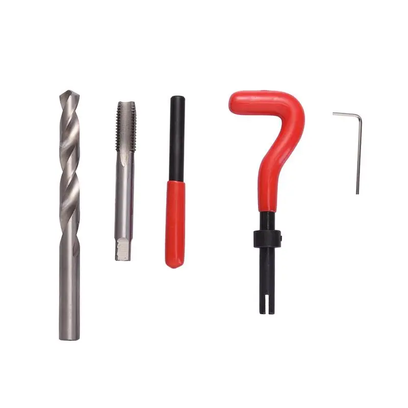 

Thread Repair Insert Tool M12x1.25 M12x1.5 M12x1.75 For Restoring Damaged Recoil Threads Spanner Wrench Twist Kit 15pcs Toolkit