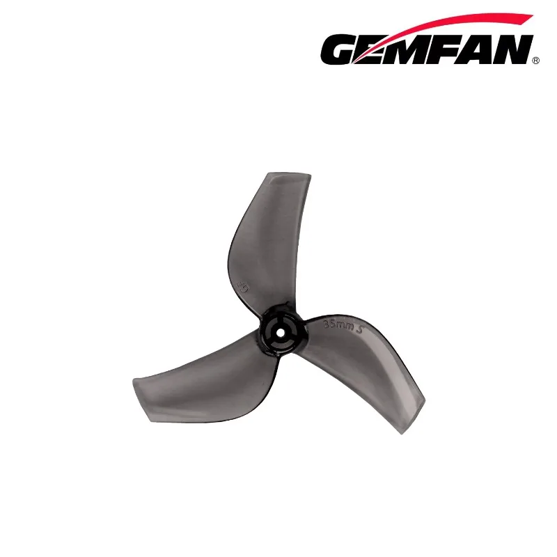 8 пар (8CW + 8CCW) Gemfan 35mmS-3 35 мм 3-лопастной пропеллер с отверстием 1 для FPV Tinywhoops