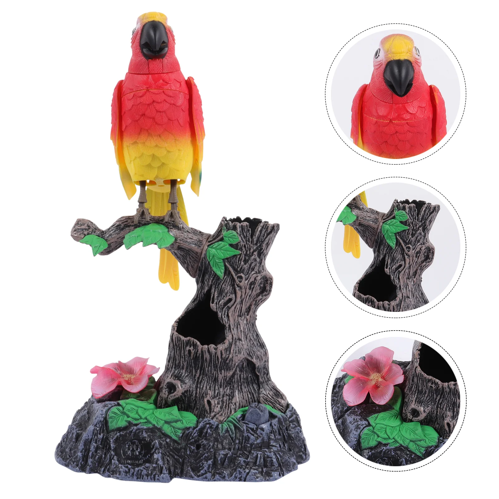 

Parrotbird говорящий плюшевый электронный разговор с повторяющимся голосом домашних животных электрическая запись имитация активация пения ин...