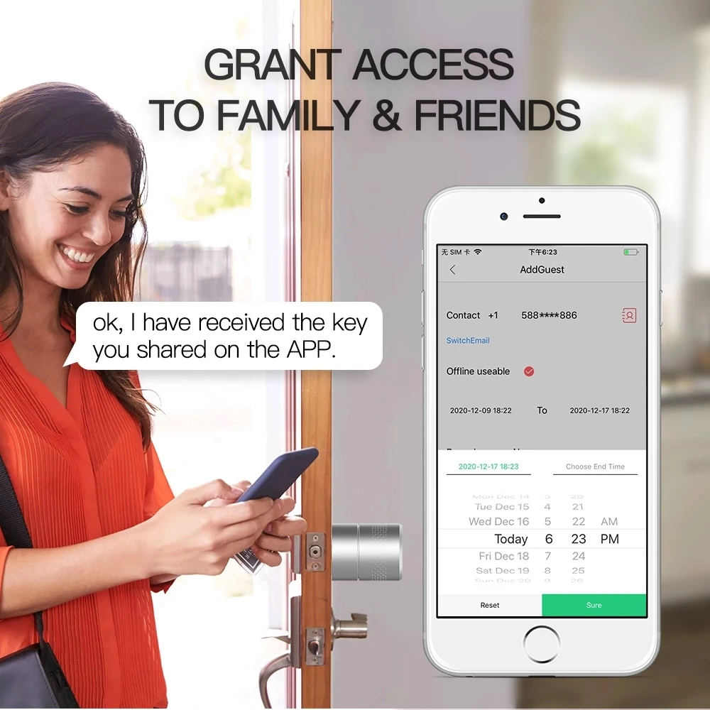 Умный пульт дистанционного управления Airbnk M531 TTLock совместимый с Bluetooth