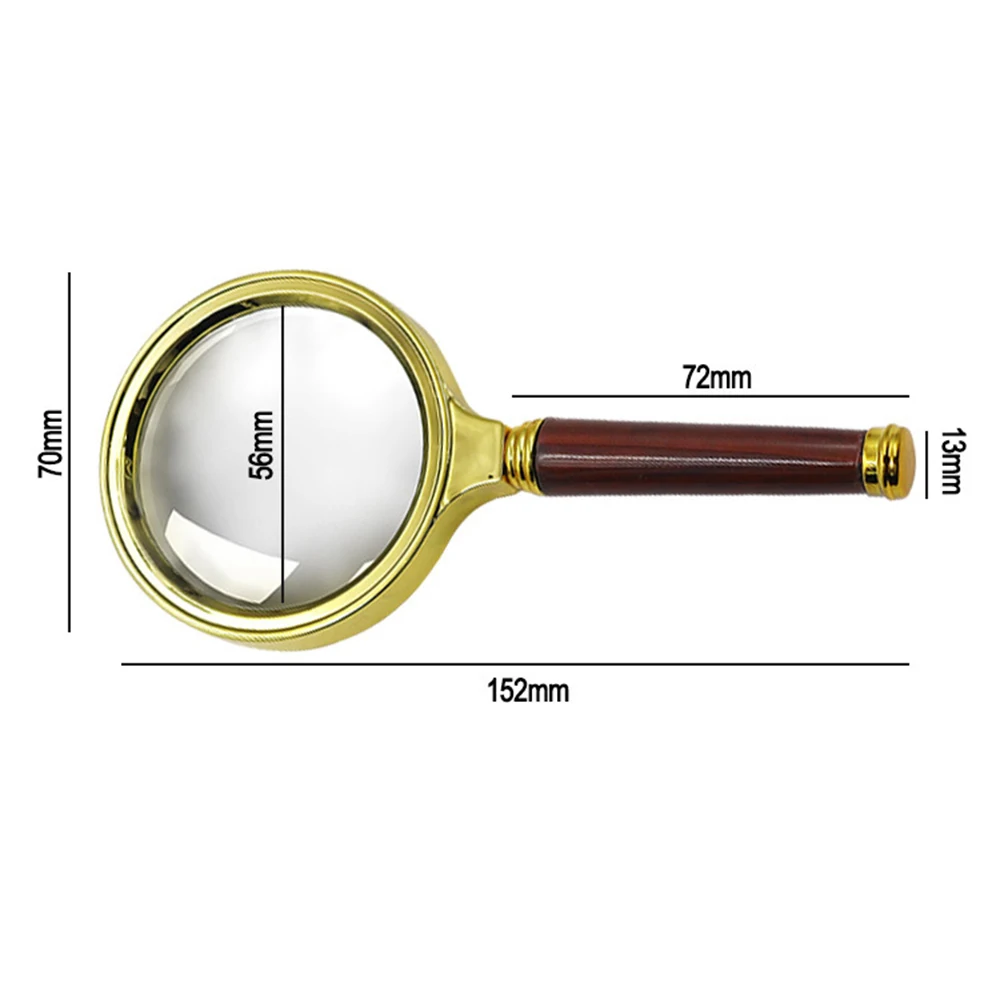 Увеличительное стекло 10X ручное для ювелирных изделий увеличительное офиса