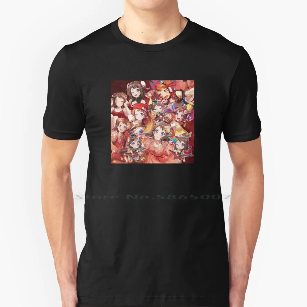 

Kasumi Toyama Explosion! T Shirt 100% Cotton Bandori Bang Dream Girls Band Party Poppin Party Kasumi Toyama Idol Big Size 6xl