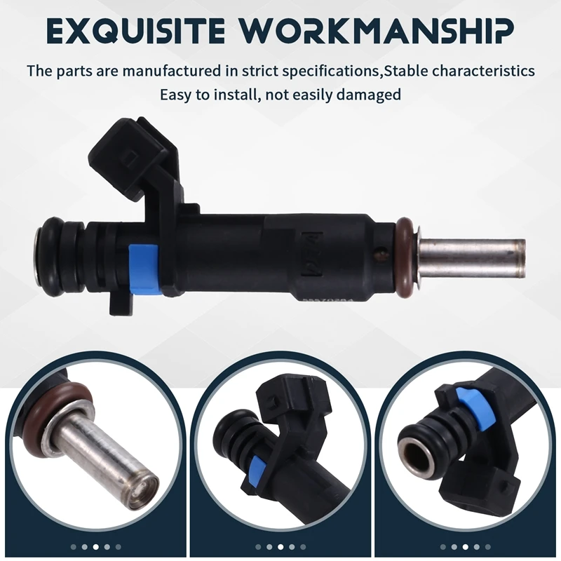 6 шт. топливные форсунки 55570284 832-11226 217-3433 25185231 FJ1153 Для Chevrolet Sonic 2012-18 Cruze 11-16 1.8L-L4
