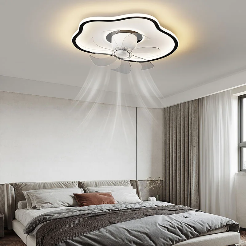 Светодиодные потолочные вентиляторы со встроенной подсветкой и современным