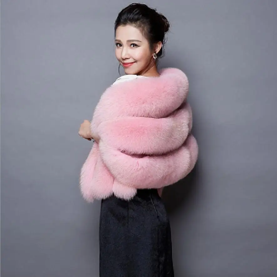 2022 Winter Leather Grass Fox Fur Mink Rabbit Poncho Cape Bridal Wedding Dress Shawl Women Vest Coat luxury party mom tops