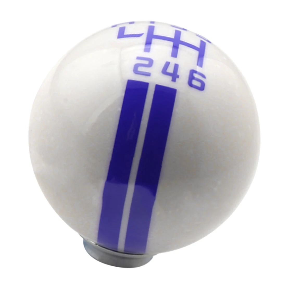 

Автомобильный 6-Скоростной Круглый ручной рычаг переключения передач шариковая головка рычаг переключения передач Белый Универсальный