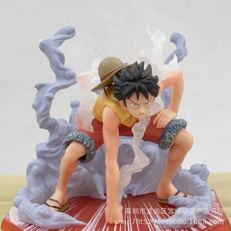 Фото Луффи высшей войны Super Battle Luffy Second Stop Luffy Battle Edition Аниме Модель персонажа Ручная работа Специальные эффекты Украшение рабочего стола №2