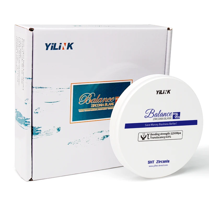 

Yilink SHT циркониевые блоки 98 мм открытая система CAD CAM для стоматологических лабораторных техников