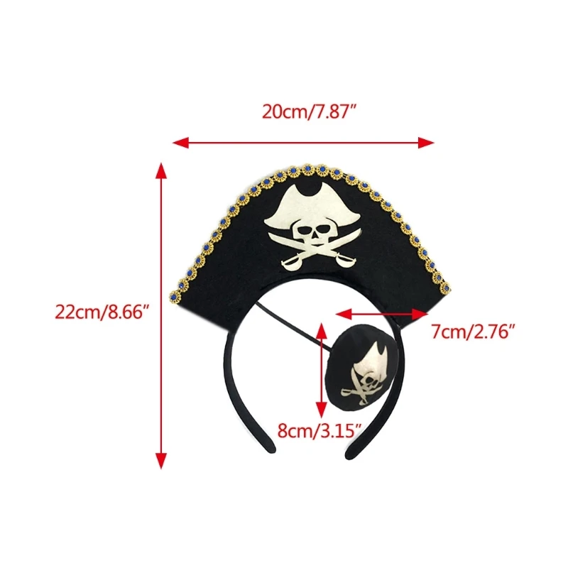 

Повязка на голову J78E для Хэллоуина с подходящими глазами