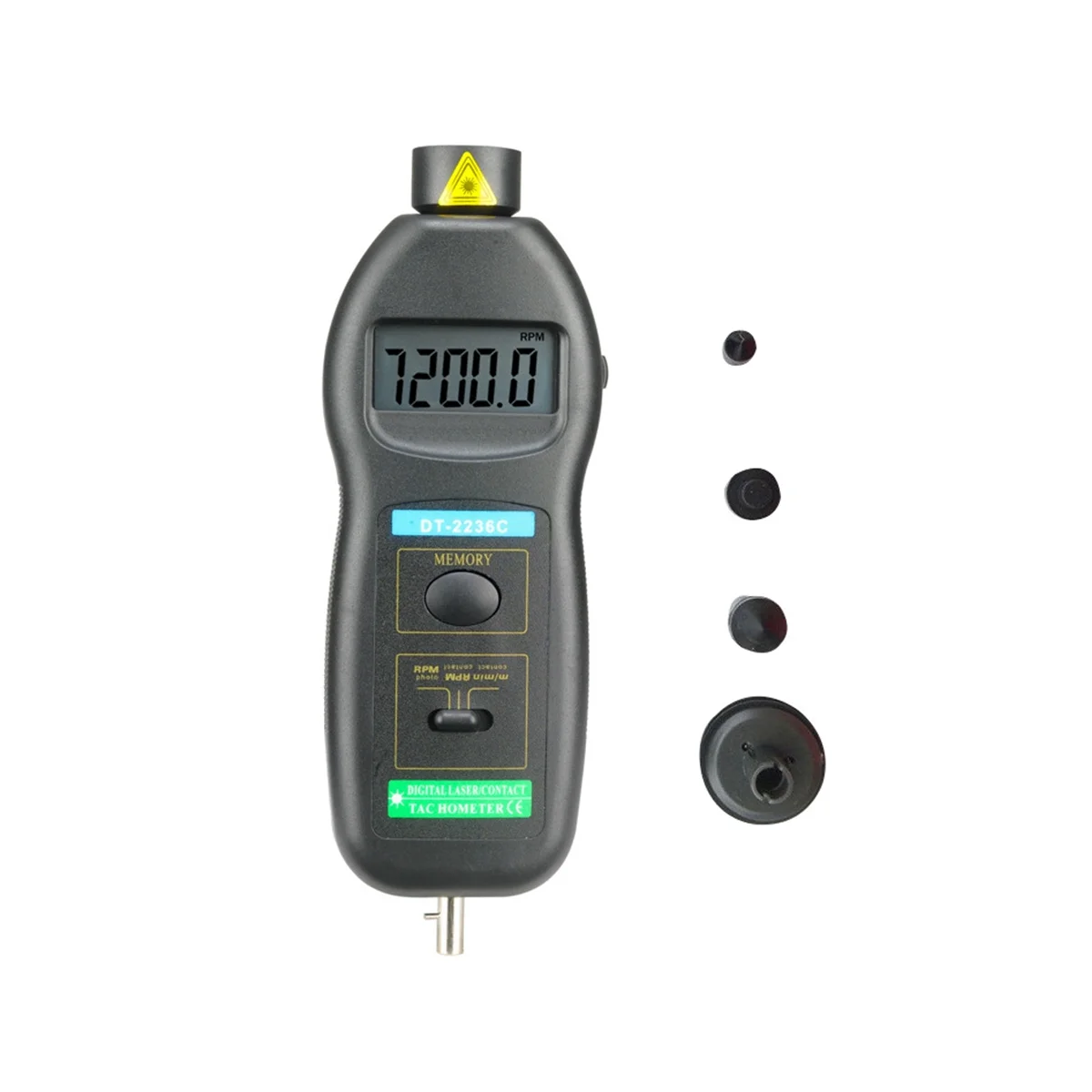 

DT2236C Speed Detector Meter Laser Tachometer DT 2236C LED Digital Optical Contact Tachometer Detector Meter