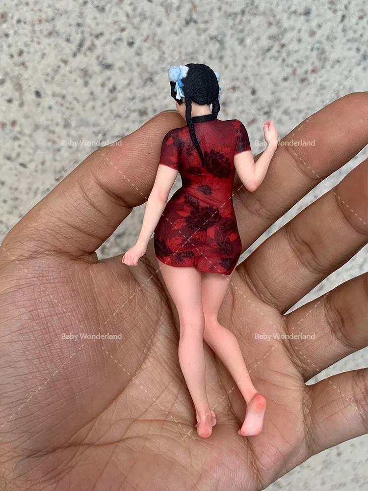 Фигурка девушки в чеонгсаме MAK 1/18 1/16 1/12