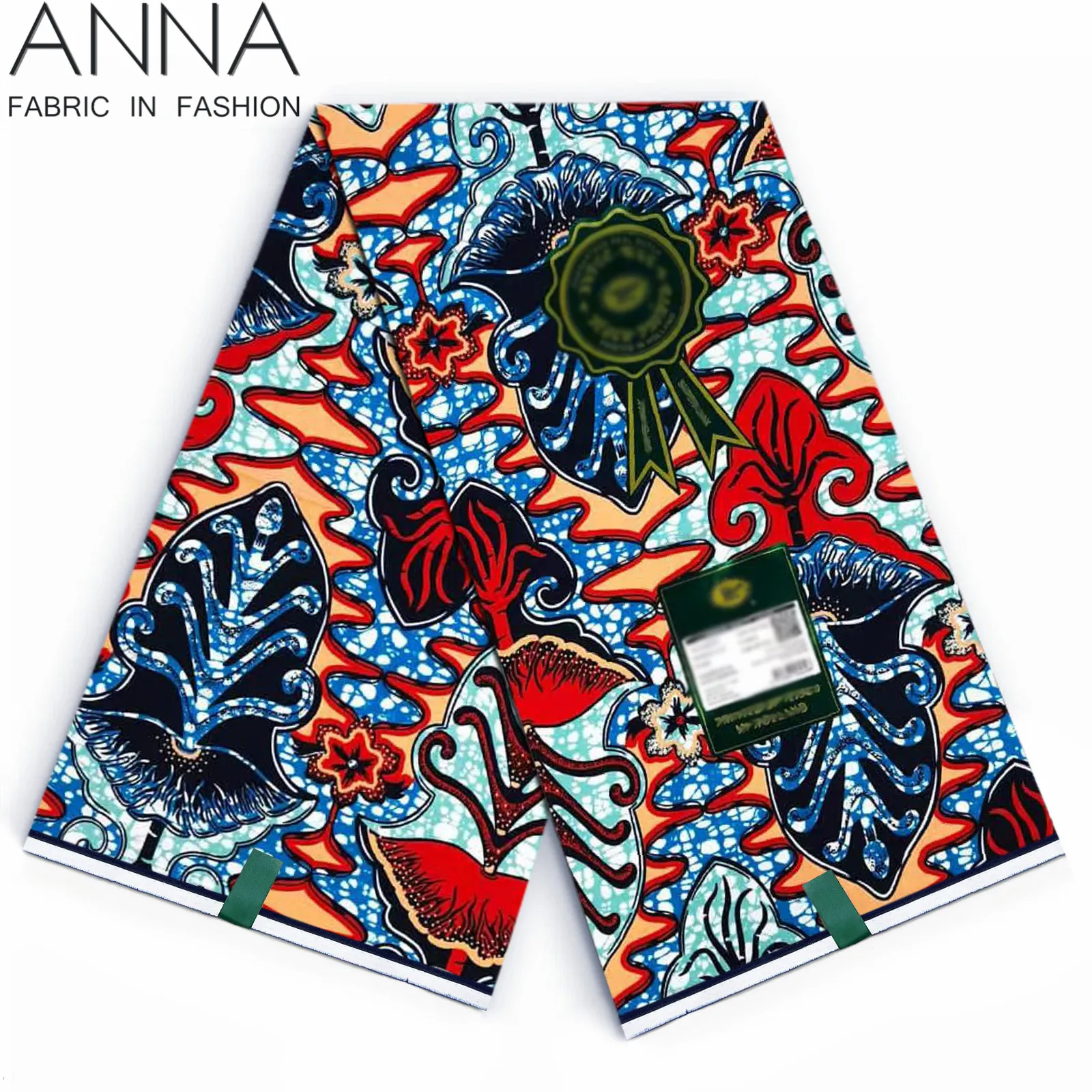 Африканская восковая ткань супер 100% оригинальная Анкара блок принта батик