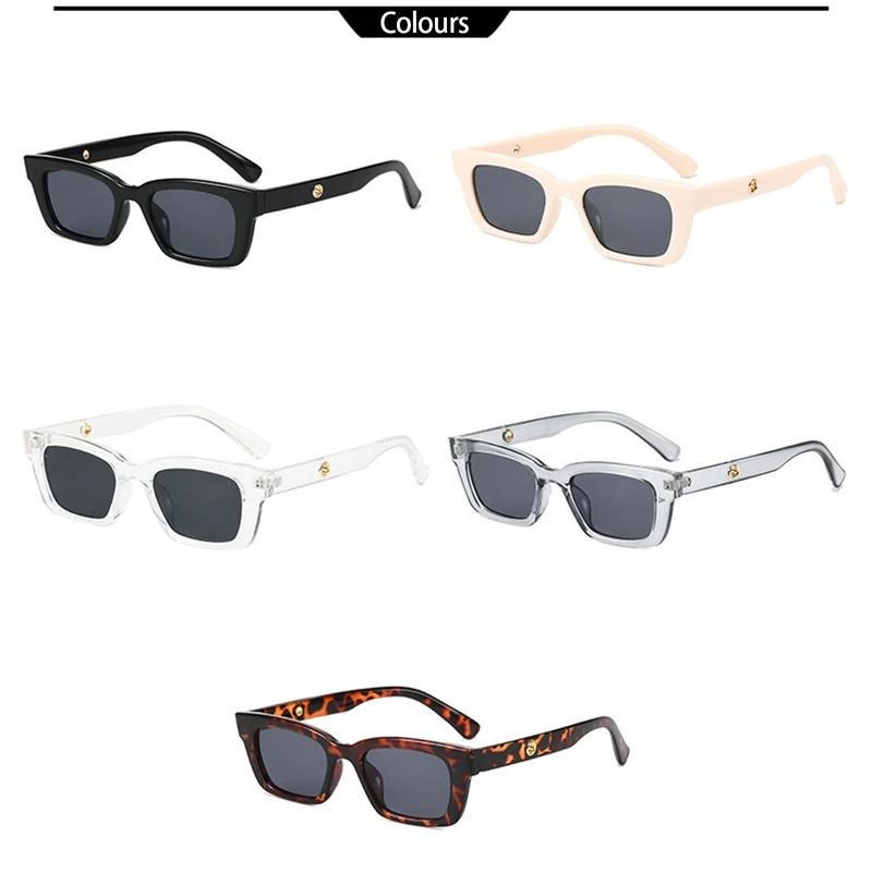 Fashion Vintage Rectangle Frame Sunglasses Women Brand Designer Retro Sun Glasses Cool Female Ins Popular Square Eyewear |