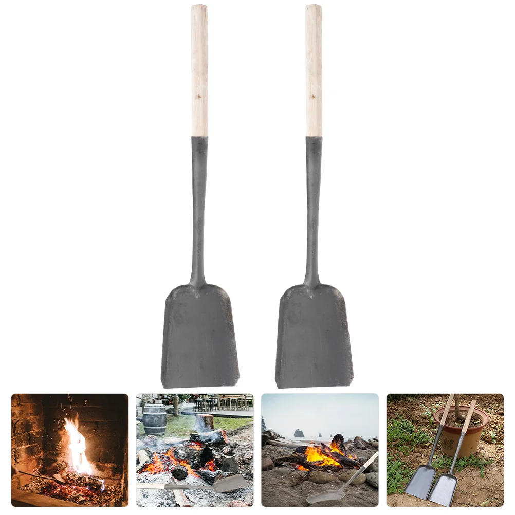 

Ash Fireplace Trowel Coal Scoop Charcoal Bbq Garden Hand Grill Stove Tool Kitchen Rake Sand Oven Scraper Poker Pizza Fire Pit