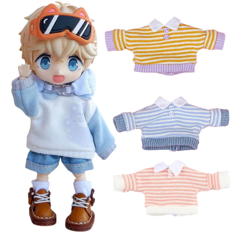 Одежда для куклы BJD 1/12OB11 модные повседневные полосатые тренировочные брюки SD YOSD