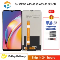 100 test aaa for oppo a15s cph2179 a35 pehm00 6 52 lcd display touch screen digitizer assembly replacement free repair tools