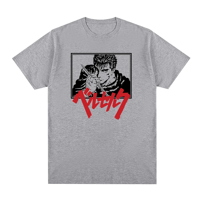 

Berserk Vintage T-shirt Guts Funny Cartoon Manga Swordsman Cotton Men T shirt New TEE TSHIRT Womens Tops