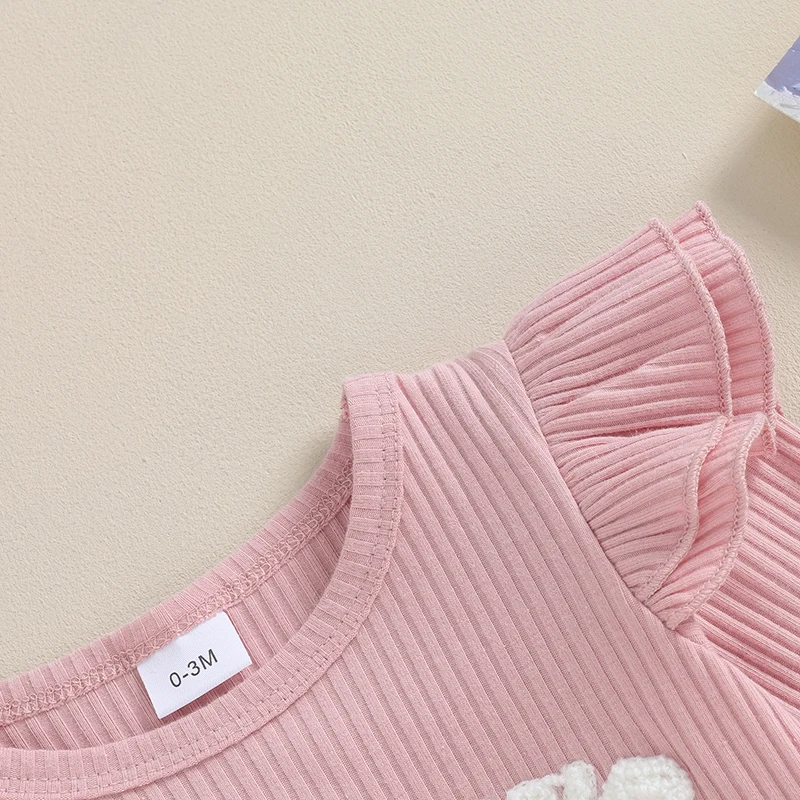 Детский ребристый комбинезон Daddys одежда для девочек 3 6 9 12 18 месяцев штаны с