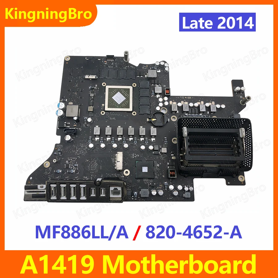 

Original A1419 Logic Board with 2GB R9 M290X 820-4652-A For Apple iMac 27" A1419 Motherboard Late 2014 Mid 2015