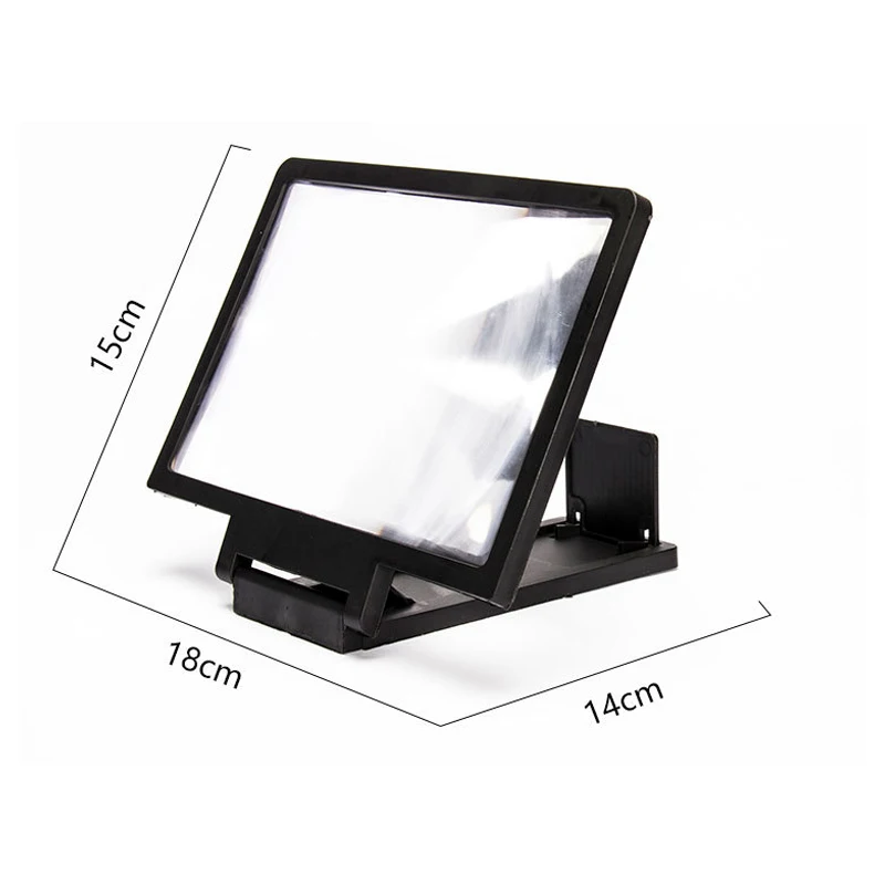 3d screen amplifier folding mobile phone magnifying glass hd stand video amplifier bracket enlarge stand eyes protection free global shipping