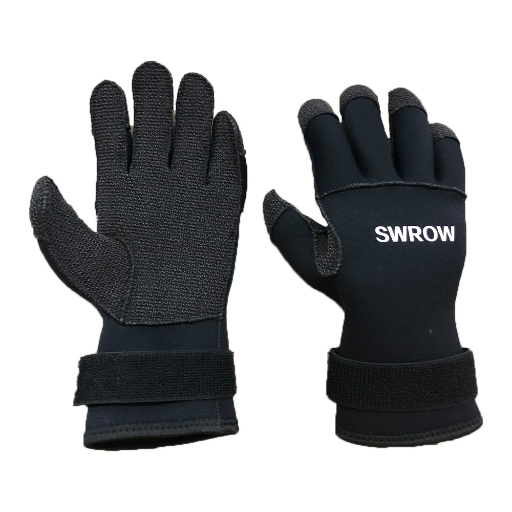 

4MM Kevlar Scuba Diving Gloves Neoprene Anti-skid Wear Resistant Scratch Prevention Gloves for Winter Fishing Spearfishing
