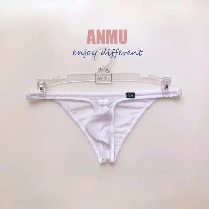 С низкой талией в сеточку прозрачное Мужское нижнее белье с выпуклым карманом