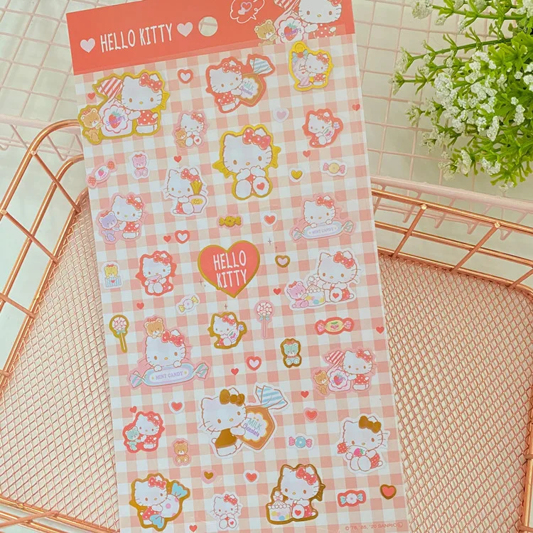 Sanrio стикеры с рисунком Hello Kitty Мелоди корицы Kuromi бумажником подарок для девушки