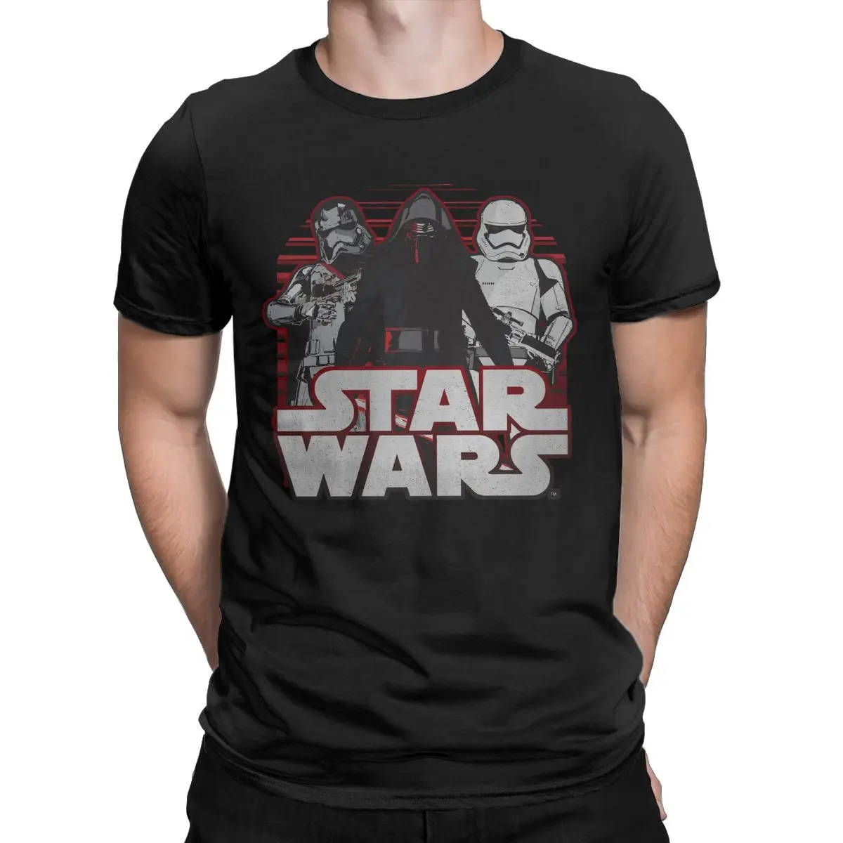 

Men T-Shirts Disney Star Wars Cool Pure Cotton Tees Short Sleeve T Shirts Crew Neck Clothes Gift Idea