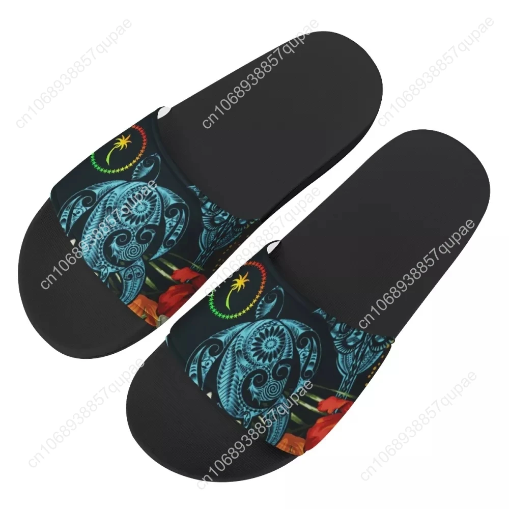 Stylish Polynesian Traditional Tribal Home Customized Water Shoes Women Men Bathroom Beach Pool Sandals That Can Be Worn Outside