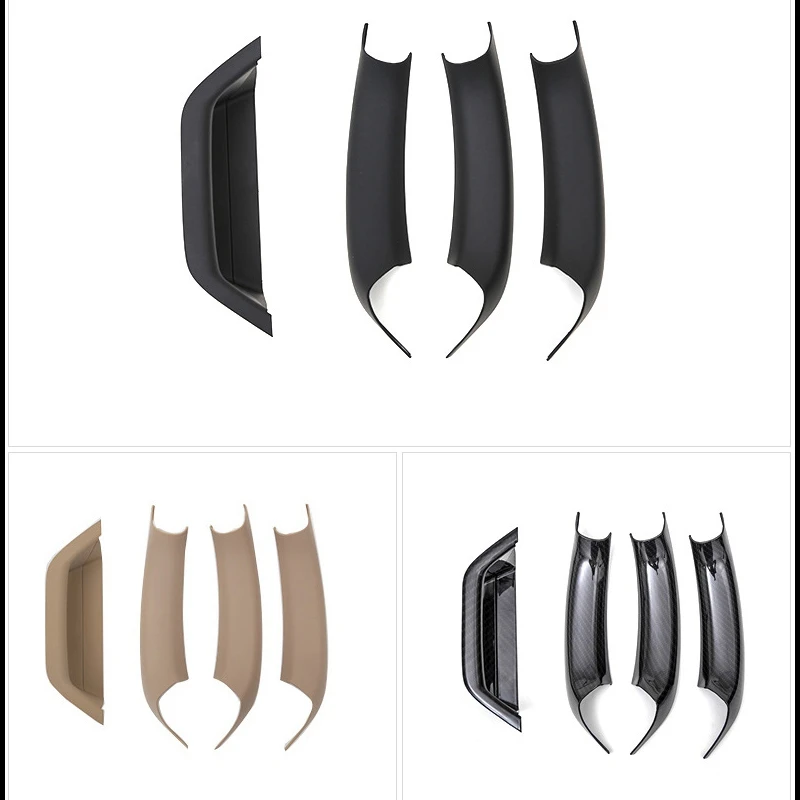 

4PCS Car Styling Interior Door Panel Handle Inner Pull Protective Cover Trim for-BMW X3X4 F25/F26
