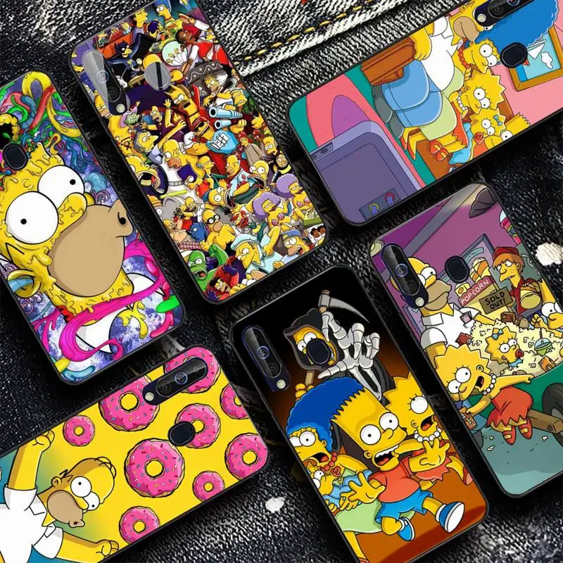 

Cartoon H-Homer S-Simpson Phone Case for Samsung Galaxy A 51 30s a71 Soft Silicone Cover for A21s A70 10 A30