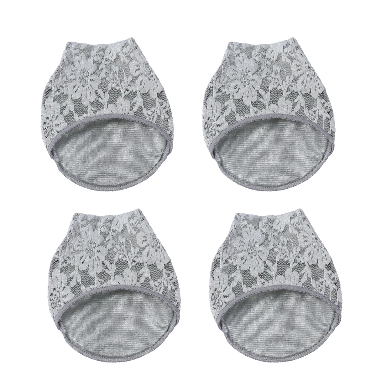 

2 Pairs Half Sole High Heel Sandals Heels Women Forefoot Cushion Pads Toe Cover